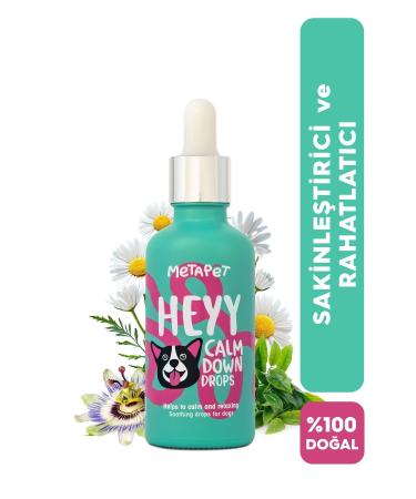 Metapet 0 Natural Calming Anti-Stress Reliever Drops for Dogs - Not a Medicine 50 ml