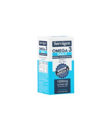 Sorvagen Omega 3 Daily Pure Fish Oil 50 Capsules 1000 Mg - Buy Online on GoSupps.com