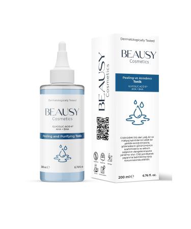Beausy Cosmetics Revitalizing Pore Tightening and Purifying Toner 200ml (Glycolic Acid 6% AHA + BHA) - Buy Online on GoSupps.com