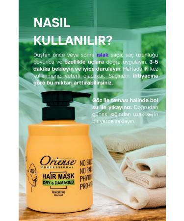 ORIENSE Hair Mask Ultimate Care for Dry and Damaged Hair 600ml - Buy Online on GoSupps.com