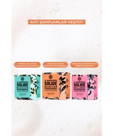 Yves Rocher Dry Hair (NUTRITION) Nourishing Solid Shampoo - Salt-Free & Vegan-60 gr - Buy Online on GoSupps.com