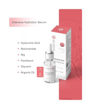 SantePlus Moisturizing Plumping Revitalizing Hyaluronic Acid Serum 30 ML - Buy Online on GoSupps.com