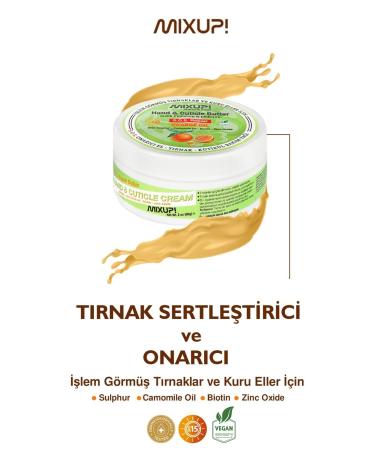 Mixup Hand & Cuticle Butter Nail Hardener and Repair Sauce Repair 56 gr