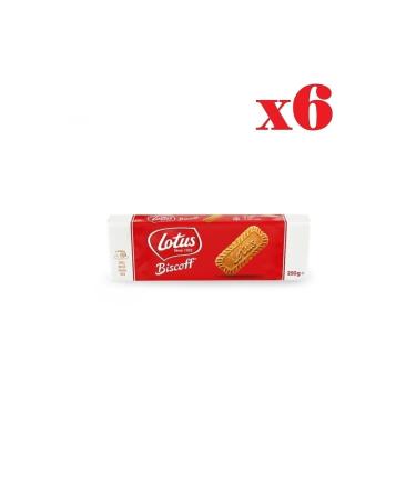 Lotus Biscoff Caramelized Biscuits 250 gr - 6 Pack