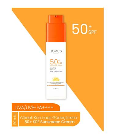 novus exclusive 50 spf anti-stain high uv protection sunscreen pa blue light protection matte finish-ceramide 50ml
