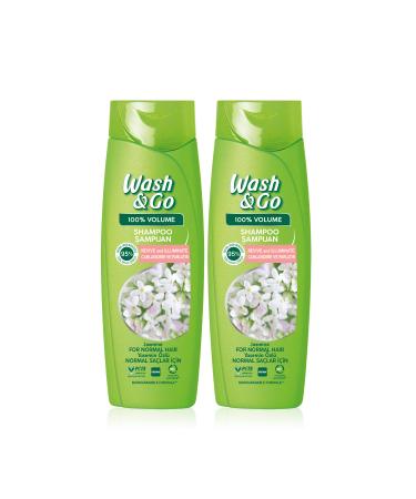 WASH&GO Jasmine Essence Shampoo 360 ml x2 Pieces - Buy Online on GoSupps.com