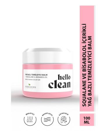 Herbaderm Hello Clean Oil-Based Makeup Remover for Dry and Sensitive Skin