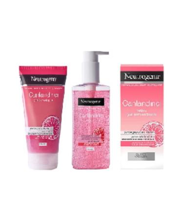 Neutrogena Revitalizing Daily Peeling Gel 150 Ml Facial Cleansing Gel 200 Ml Oil-Free Facial Moisturizer 50 Ml