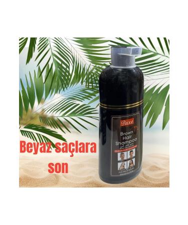 Paxe Brown Hair Shampoo White Hair Concealer Shampoo Brown Color 400ML - Buy Online on GoSupps.com