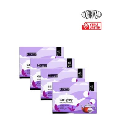 Harras Early Grey Teapot Tea Bag 48'lix4 Pack