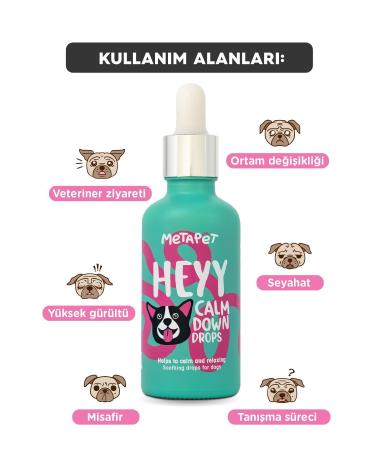 Metapet 0 Natural Calming Anti-Stress Reliever Drops for Dogs - Not a Medicine 50 ml - Buy Online on GoSupps.com