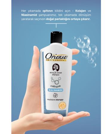 ORIENSE 500ml Collagen & Niacinamide Shampoo Moisturizing and Repairing Care Does Not Contain Paint or Paraben - Buy Online on GoSupps.com