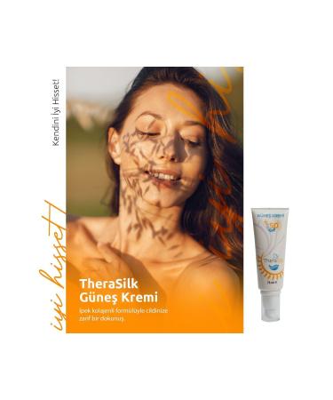 Therasilk Silk Protein Sunscreen High Protection Spf 50 | Collagen Skin Tone Equalizer Brightener Uva-uvb - Buy Online on GoSupps.com