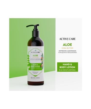 Sheida Active Care Soothing & Moisturizing Hand and Body Lotion