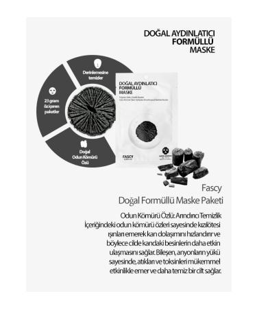 FASCY Natural Charcoal Brightening Mask - Buy Online on GoSupps.com