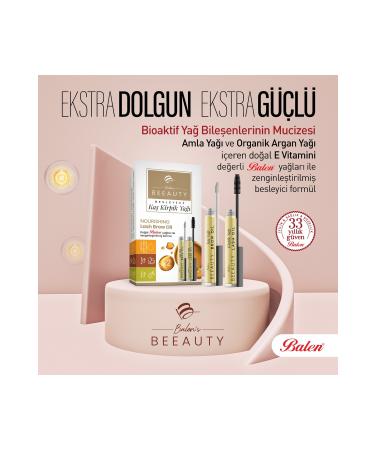 Balen's Beeauty Eyebrow Oil & Eyelash Oil - (Amla Oil - Argan Oil - Vitamin E) Single Package 2 products - Buy Online on GoSupps.com