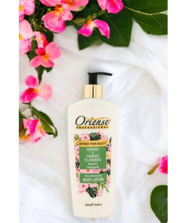 ORIENSE Monoi and Hawaiian Flowers Moisturizing Lotion Skin's Protective Shield and Luxurious Smoothness 500ml - Buy Online on GoSupps.com