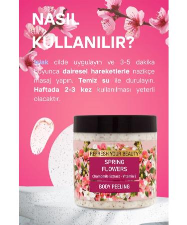 ORIENSE Spring Flowers Chamomile Essence Body Peeling Gentle Freshness and Smooth Moisturizing 500ml - Buy Online on GoSupps.com