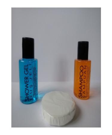 pekin 100 Hotel Bathroom Shower Shampoo + Shower Gel + Bath Soap