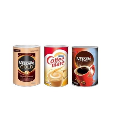 Nescafe Gold 900 gr + Classic 1000 gr + Nestle Coffee Mate 2000 gr