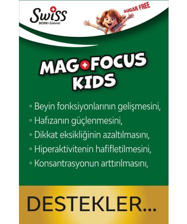 Bork Swiss Natural Mag Focus Kids Syrup 150 ml Magnesium L-Threonate Focus For Children Magnesium Syrup - Buy Online on GoSupps.com