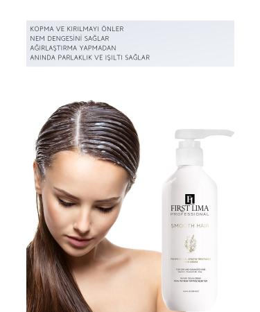 First Lima Professional INTENSIVE MOISTURIZING SHOCK CARE CREAM FOR DAMAGED AND UNCOMBING HAIR SMOOTH HAIR 500 ML - Buy Online on GoSupps.com