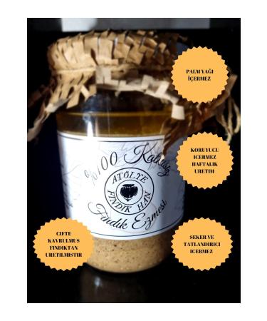 At lye Hazelnut Han I Additive-Free Hazelnut Paste I 500 gr