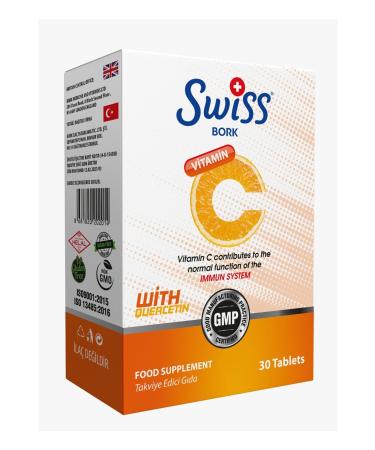 Bork Swiss Natural Bork Vitamin Ester C 30 Tablets