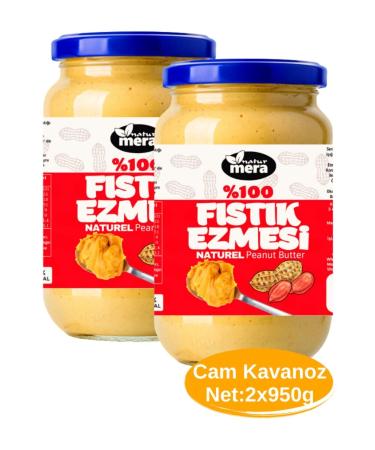 Naturmera Sugar-Free Natural Peanut Butter 2 X 950 G