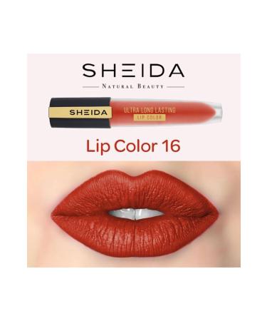 Sheida Ultra Longlasting Lipcolor Liquid Lipstick No:16