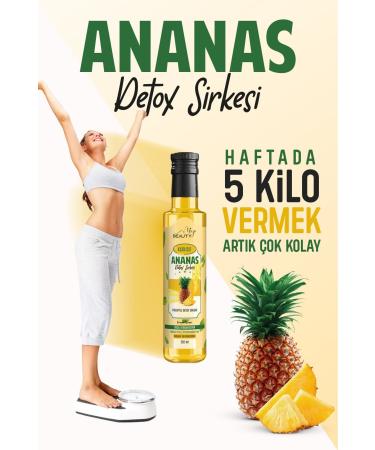 Miya Beauty Detox Vinegar Helps to Eliminate Edema and Lose Weight Natural Slimming Method Detox Vinegar