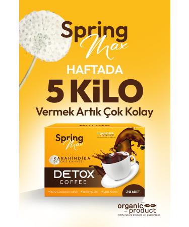 SPRINGMAX Slimming Helps Lose Weight and Eliminate Edema Collogen Coffee Detox Chicory Diet Coffee (20'SASE)