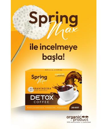 SPRINGMAX Slimming Helps Lose Weight and Eliminate Edema Collogen Coffee Detox Chicory Diet Coffee (20'SASE) - Buy Online on GoSupps.com