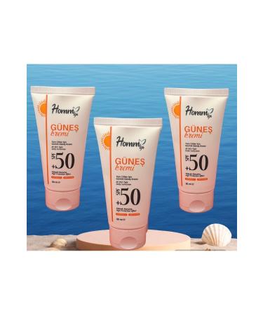 Homm Herbal HOMM LIFE SUN CREAM 50 SPF 50 ML 3 Pieces