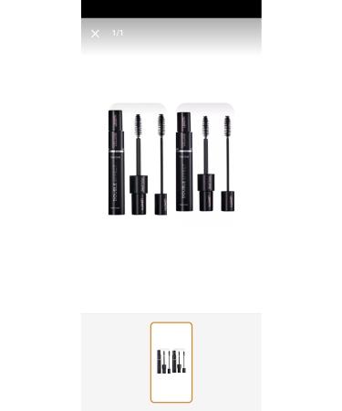 Oriflame doblue mascara 2 pieces are sent