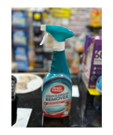 Simple Solution Stain & Odour Remover Contains Pro Bacteria Producing Enzymes Dog Pee Cleaning Solution - Buy Online on GoSupps.com