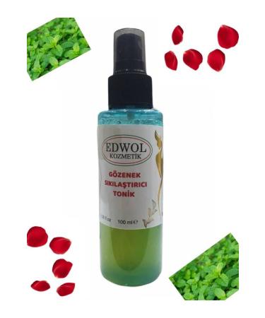 EDWOL Rose and Mint Extract Pore Tightening Tonic 100 ml - Buy Online on GoSupps.com