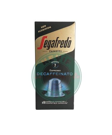 Segafredo *2 PACK* Segafredo Decaffeinated Nespresso Compatible 20 Capsules - Buy Online on GoSupps.com