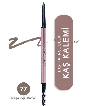 BROWWAUW Crayon Slim Eyebrow Pencil - Natural Light Brown