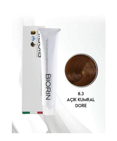 Biorin Permanent Hair Color Cream 100 Ml No: 8.3 Light Blonde Dore