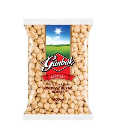 Gunbak Ramshead White Chickpeas 1 Kg X 2 Pieces