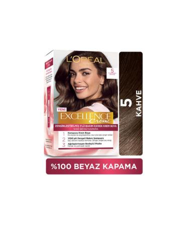 L'Oreal Paris L'or al Paris Excellence Creme Hair Dye - 5 Brown