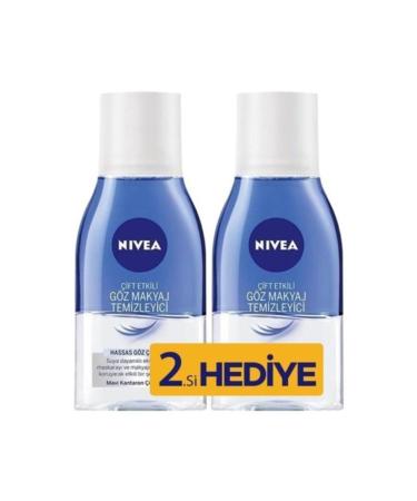 NIVEA Double Effect Eye Make-Up Remover 125 ml + 125 ml Gift