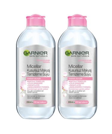 Garnier Perfect Make-Up Remover Water 200 ml X2