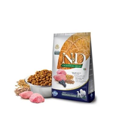 N & D Nd Low Grain Medium and Large Breed Lamb Blueberry Dog Food 12 Kg
