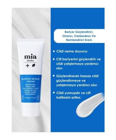 mia clinica Barrier Strengthening Repairing Revitalizing and Moisturizing Cream - Buy Online on GoSupps.com