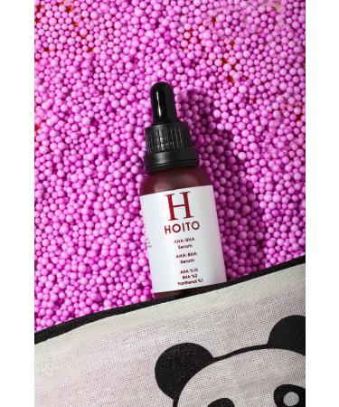 Hoito Aha Bha Serum 30ml - Revitalizing Skin Tone Equalizing Red Peeling Skin Care Serum - Buy Online on GoSupps.com