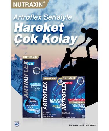 Nutraxin Artroflex Easy Move 30 Pieces Sachet - (Glucosamine Chondroitin MSM Bromelain Collagen Okra Flower) - Buy Online on GoSupps.com