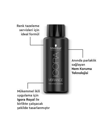 Igora Vibrance Ammonia Free Hair Dye 60ml 8-11 Light Blonde Intense Sandre - Buy Online on GoSupps.com