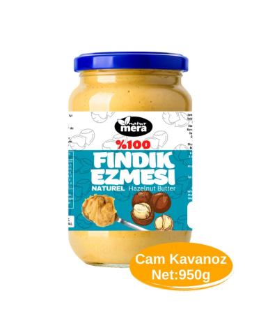 Naturmera 0 Pure No Sugar Added Hazelnut Paste 950 G